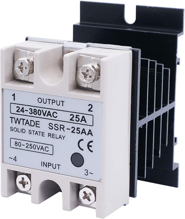 Solid State Relay Single Phase SSR-25AA 12v