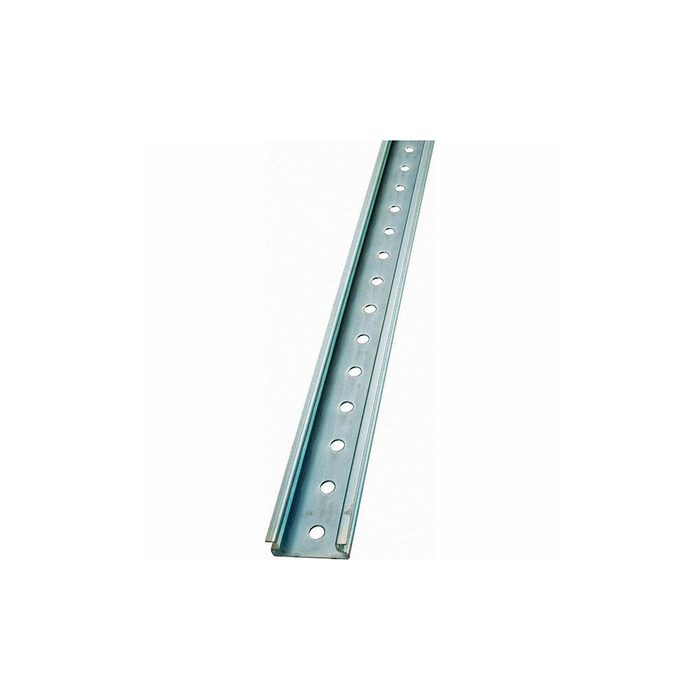2m Long x 0.6 Inch Wide x 1-1/2 Inch High Steel DIN Rail