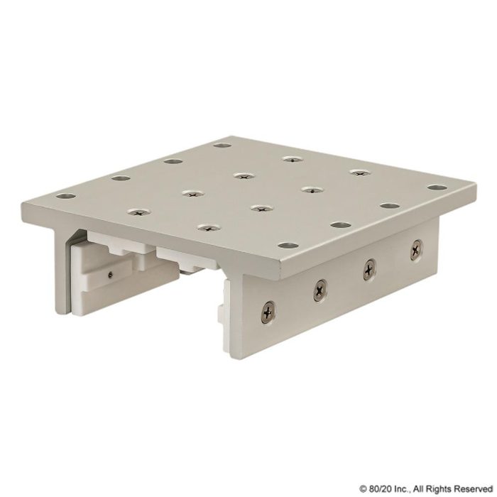 2.8 x 4 15S Aluminum Double Flange Linear Bearing