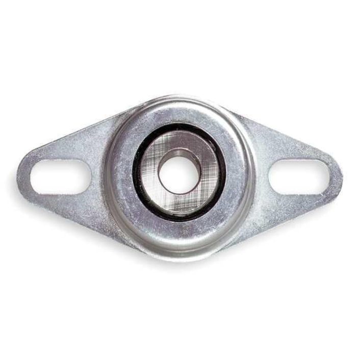 Flange Bearing, 2-Bolt, Ball, 1/2" Bore