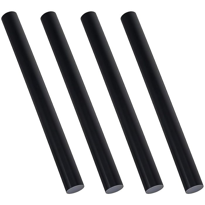 Acetal Copolymer Round Rod, Opaque Black
