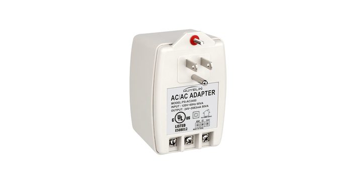 Power Supply, 24V, 50VA/2A, Fused Adapter