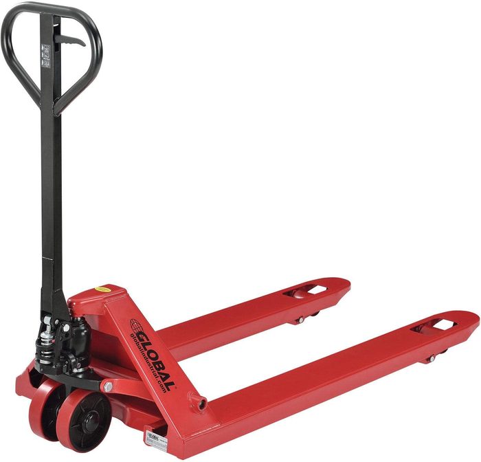 Standard Duty Pallet Jack with 27" W x 48" L Forks, 5500 lb. Capacity, Manual Pallet Truck
