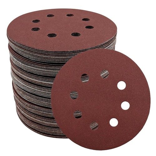 5-Inch 8-Hole Hook and Loop Sanding Disc 220 Grit