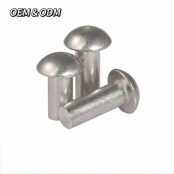 SOLID Aluminum Rivets, Universal Head, 1/4" diameter x 5/8" length