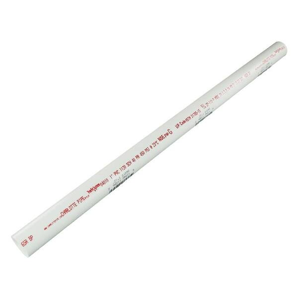 1 In. x 2 Ft. Schedule 40 PVC Pressure Pipe