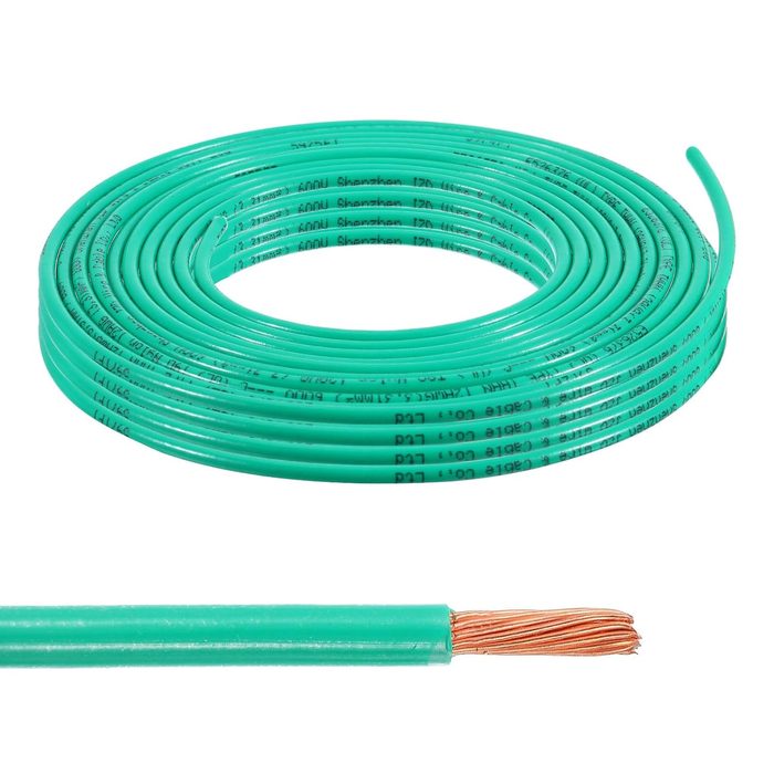 14 AWG Green THHN Stranded Electric Wire