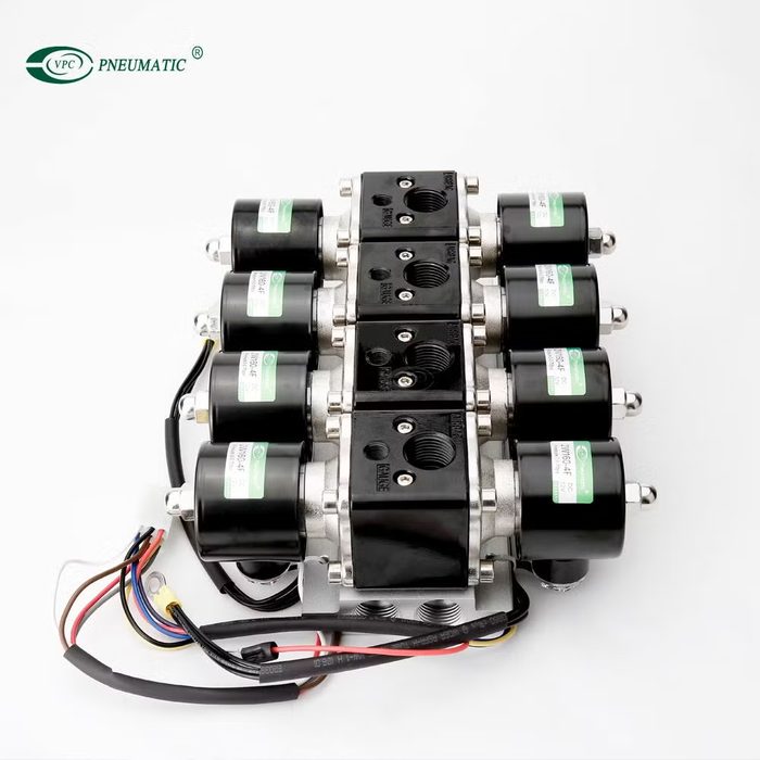 200psi 4-Corner Air Ride Suspension Air Valve Engine Manifold