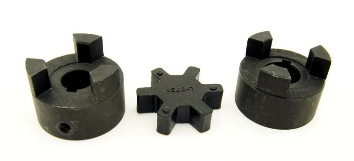 Jaw Coupling Hub LO75, 3/4" Bore 1.75" OD 0.62" W Gray