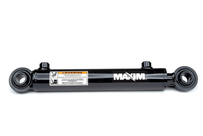 WSB Swivel Ball Welded Cylinder – Double-Acting Hydraulic Cylinder – 12” Retracted Length – 1" x 6” – 3000 PSI – 2350lb Column Load