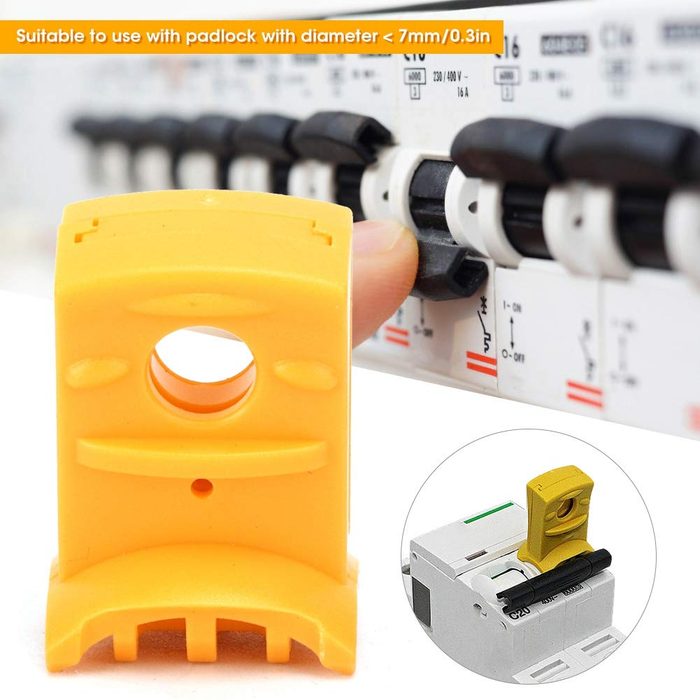 Miniature Circuit Breaker Lockout Pin Out for Single Pole Schneider Breaker
