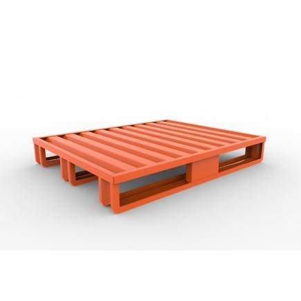 Orange Sall Painted Steel Containment Pallet