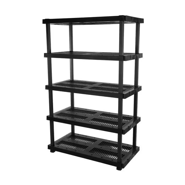 5-Tier Plastic Garage Shelving Unit