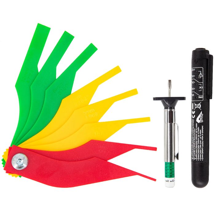 Car Brake Pad Inspection Pen Ruler