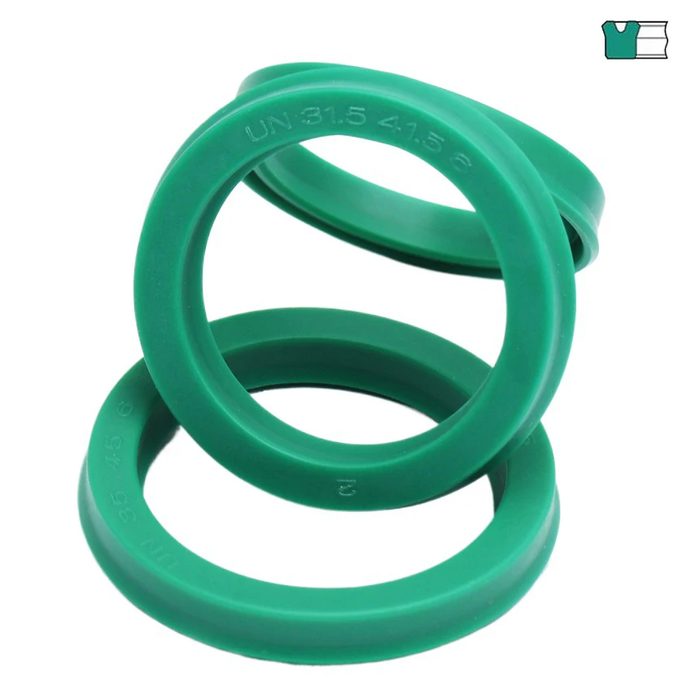 Green UN Polyurethane U Cup Gasket
