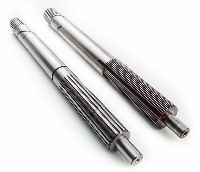 Custom Spline Shaft Ball Mill Spline Gear Shaft