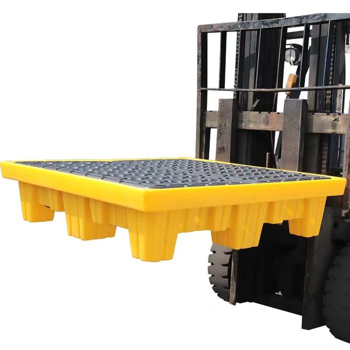 4-Way Forklift Access Plastic Spill Deck for Hazardous Liquids