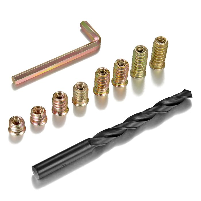 #6-32 tpi Brass Insert Nut