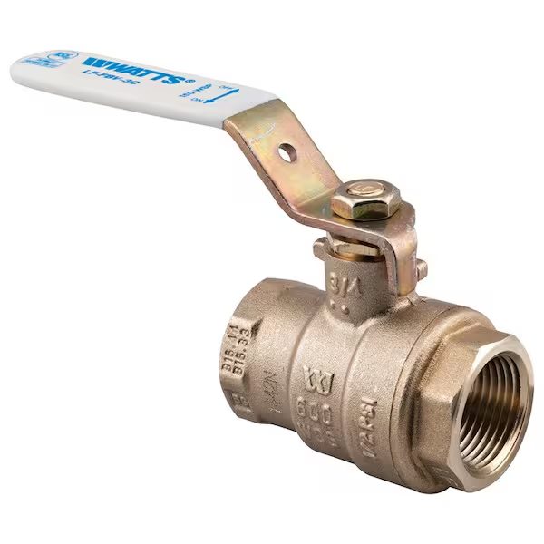 3/4" Brass Ball Valve