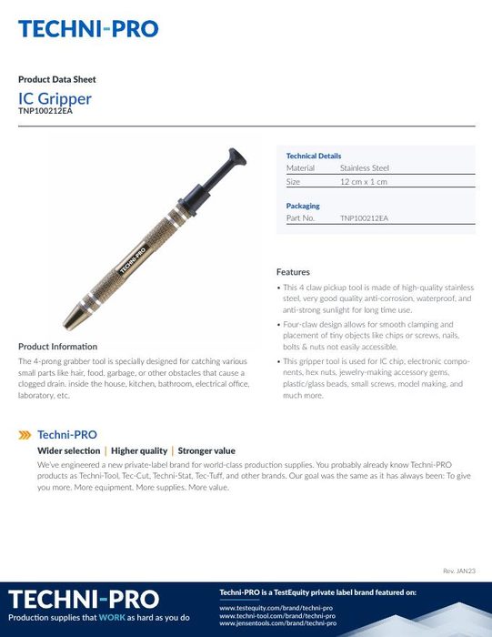 First page of IC Gripper