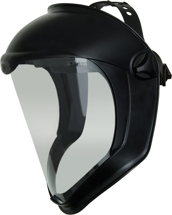 Black Polycarbonate Faceshield