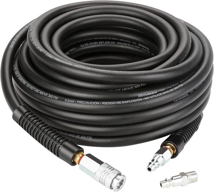 Air Compressor Hose with Coupler and I/M Plug