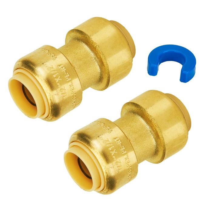 1/2" Pushfit Straight Coupling