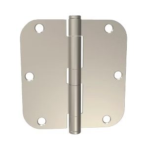 3-1/2" W x 3-1/2" H Satin Chrome Door and Butt Hinge