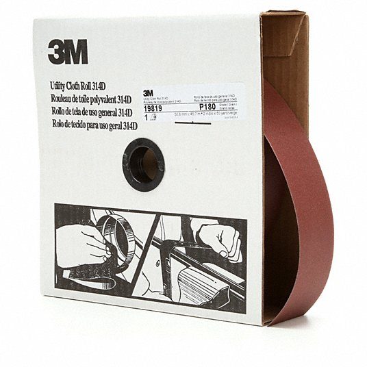 6 in W x 89 in L, Aluminum Oxide, Sanding Belt