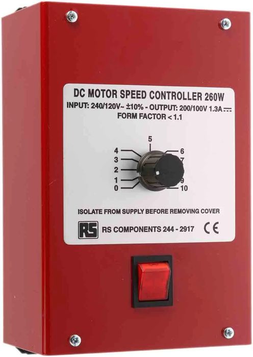 DC Motor Controller Potentiometer Series 2600 Reversible