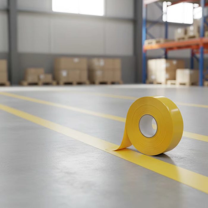 PVC Floor Marking Tape High Quality Safety Warning Tape For Industrial Facility Warehouse Supply