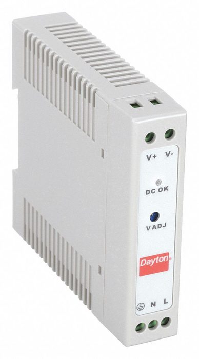 DC Power Supply, DIN Rail, 15 W Output Power