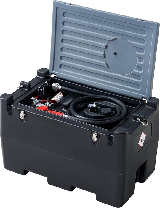 50 Gallon Portable Oil Transfer Fluid Diesel Fuel Storage Tank