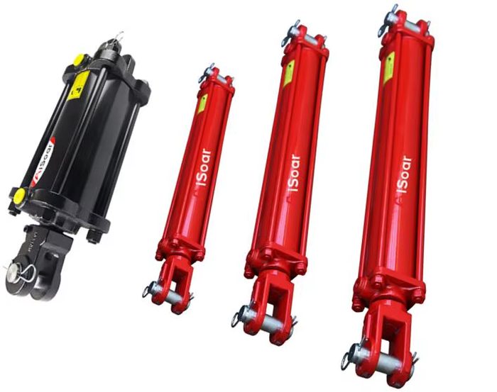 Tie Rod Double Acting Long Stroke Medium Pressure Custom Hydraulic Oil Cylinder