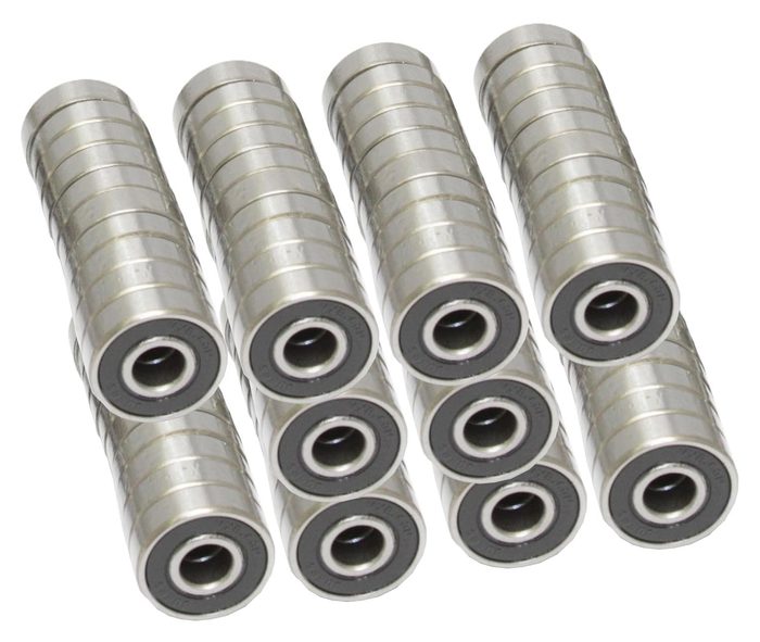 608-2RS Skateboard Bearing, 8x22x7, Sealed