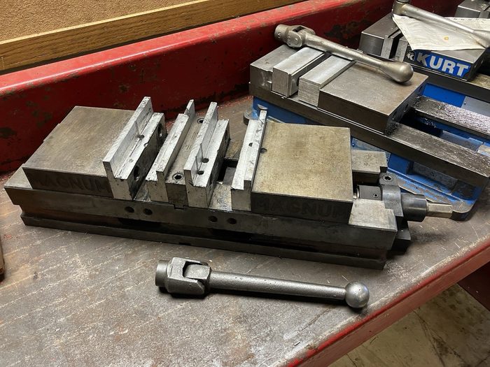 Double Mag Precision Milling Machine Vise 6" Jaw Width