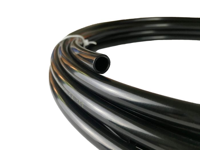 0.170" ID x 1/4" OD Silver Nylon Bulk Air Brake Tubing