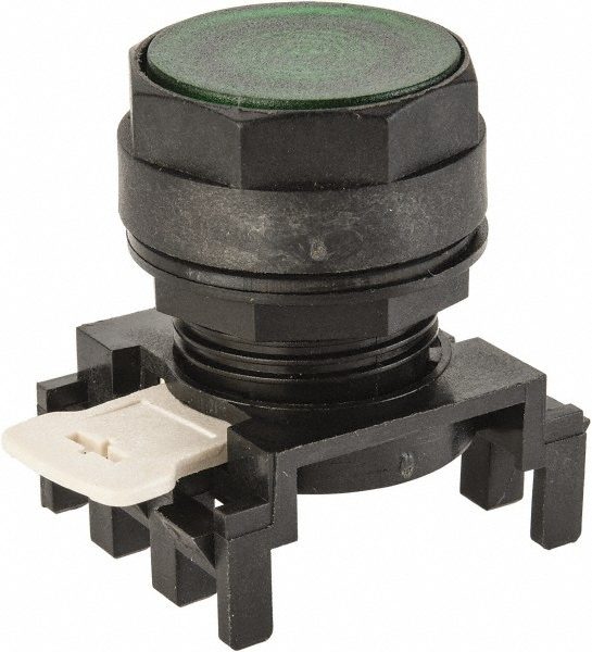 Push-Button Switch: 25 mm Mounting Hole Dia, Momentary (MO), Round, Green