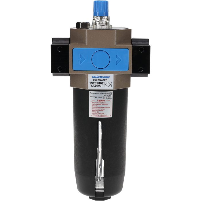 Heavy-Duty Compressed Air Lubricator: 1" Port, 318 CFM