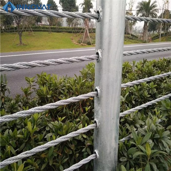 Highway Cable Guardrail Wire Rope Safety Barrier