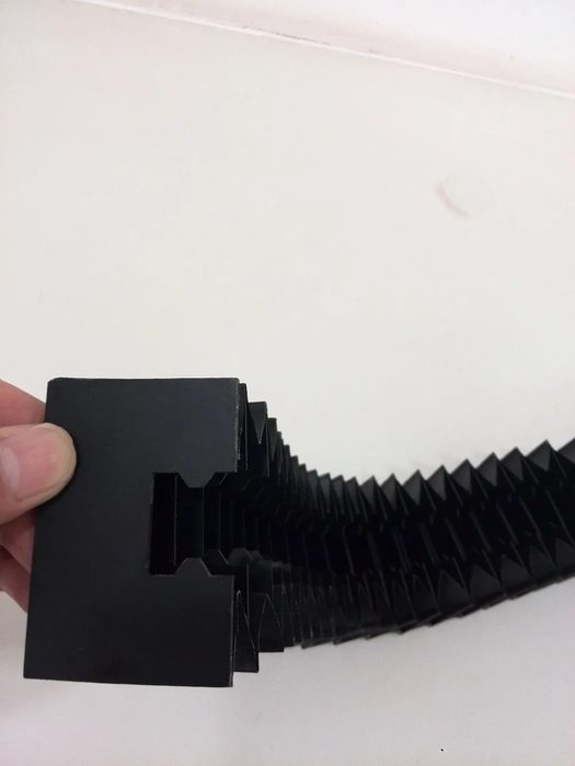 HGR 20 type flexible accordion protective bellows dustproof for linear guid