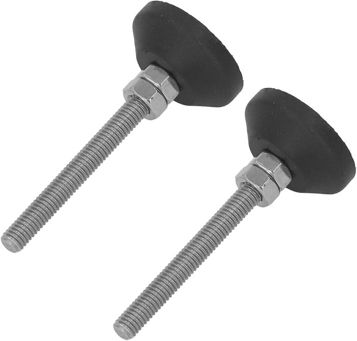 Leveling Mount M6 Thread Swivel Leveling Mount, Nylon Swivel Leveling Mount Foot Pads Furniture Levelers Feet