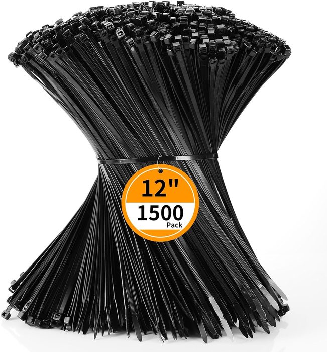 Heavy Duty Zip Ties, 12 inch