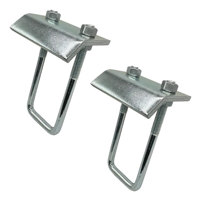 Square U-Bolt Double Strut to Beam Clamp
