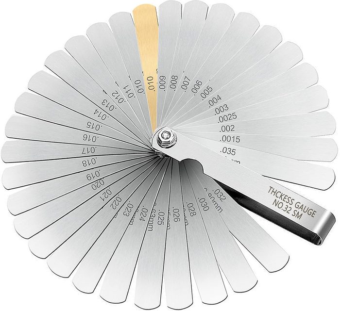 Feeler Gauge Set Dual Marked Metric and Imperial