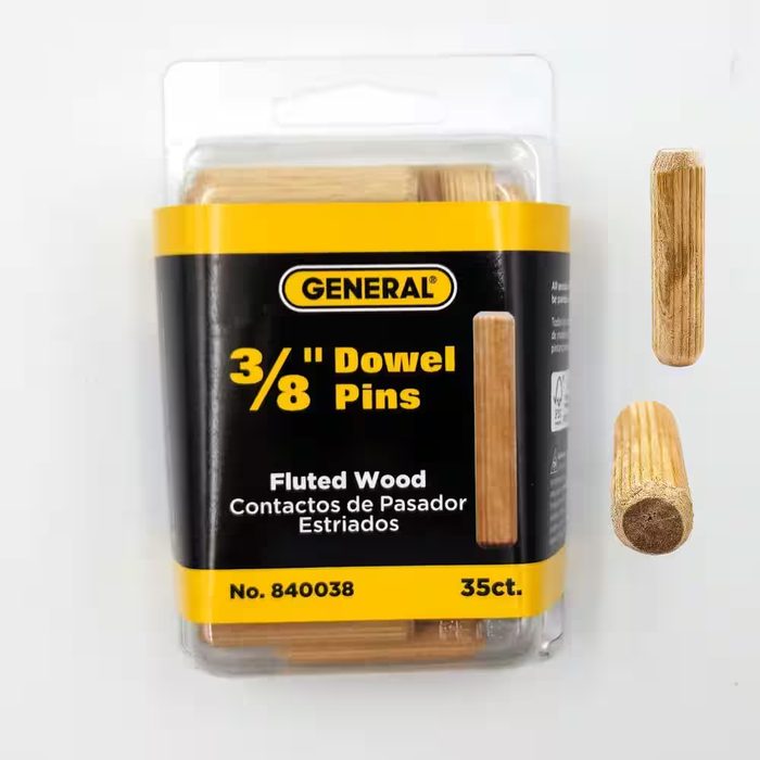 Fluted Dowel Pins, 1.5 in. x 3/8 in.
