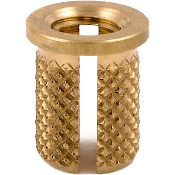 Flanged Press Fit Threaded Insert
