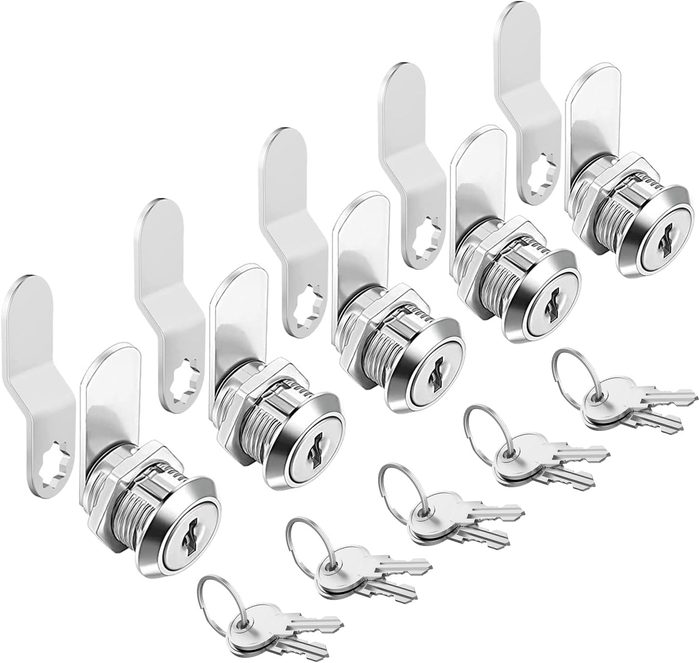 Cam Lock Cabinet Lock, Keyed Alike, 5/8 inch Cylinder Length