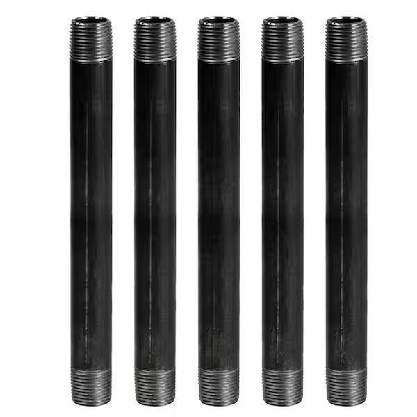 3/4 in. X 18 in. Black Pipe