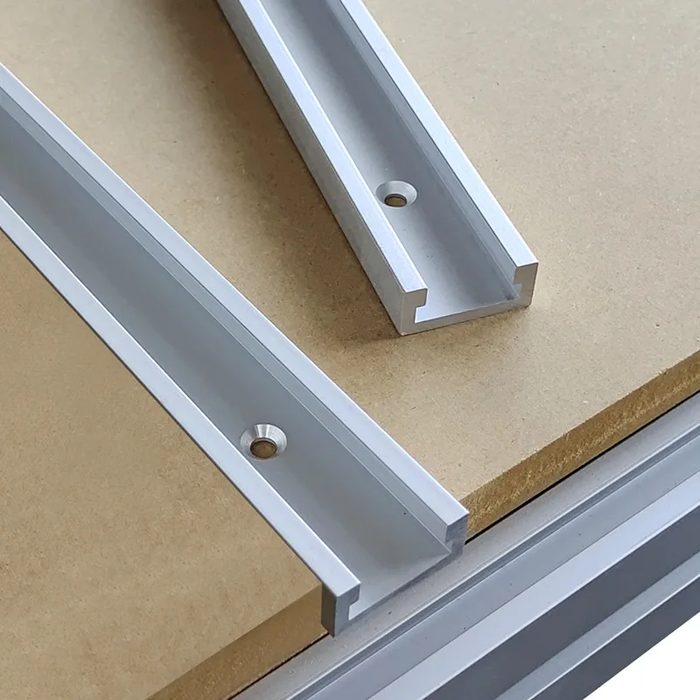 Aluminium T-Track Slot Miter Track Jig Fixture T-Slot